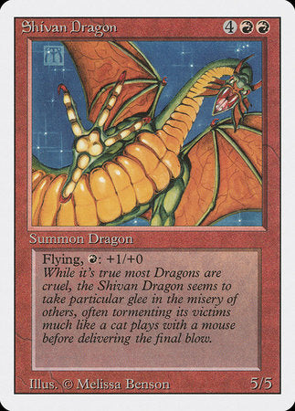 Shivan Dragon [Revised Edition] | Rook's Games and More