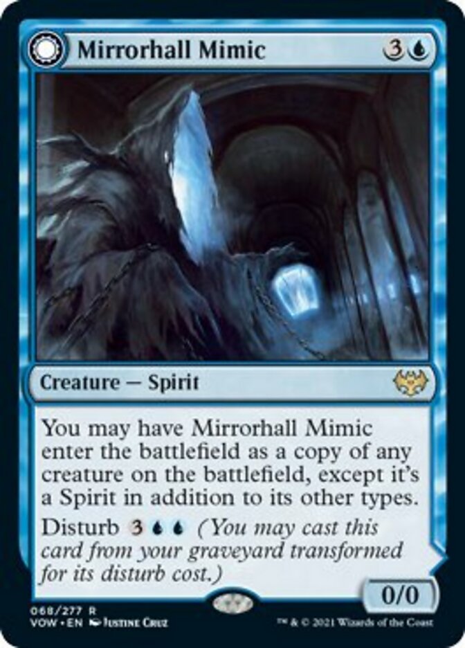 Mirrorhall Mimic // Ghastly Mimicry [Innistrad: Crimson Vow] | Rook's Games and More