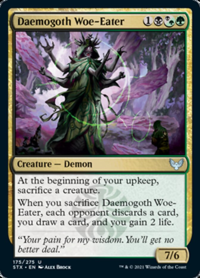 Daemogoth Woe-Eater [Strixhaven: School of Mages] | Rook's Games and More