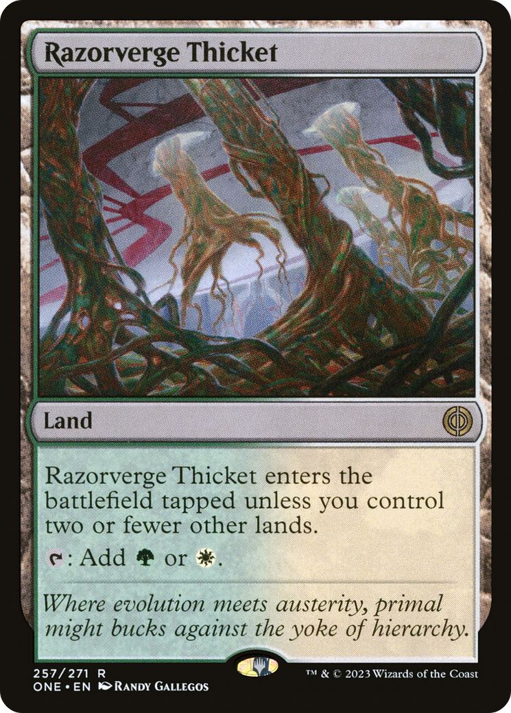 Razorverge Thicket [Phyrexia: All Will Be One] | Rook's Games and More