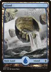 Island (258) - Full Art [Battle for Zendikar]