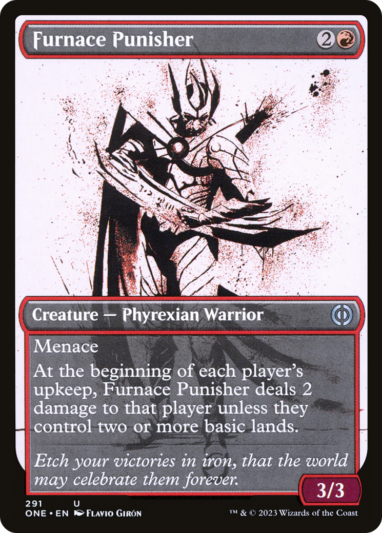 Furnace Punisher (Showcase Ichor) [Phyrexia: All Will Be One] | Rook's Games and More