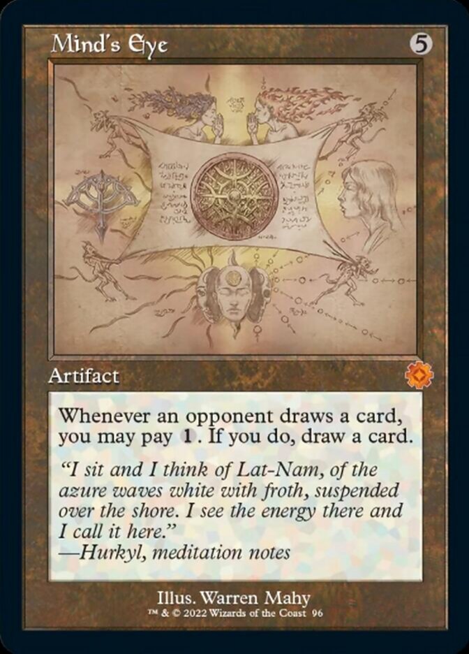 Mind's Eye (Retro Schematic) [The Brothers' War Retro Artifacts] | Rook's Games and More