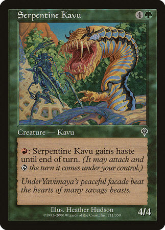 Serpentine Kavu [Invasion] | Rook's Games and More