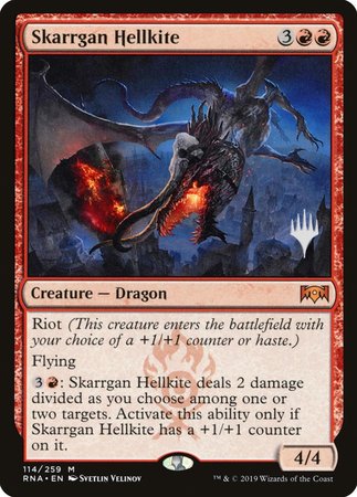 Skarrgan Hellkite [Ravnica Allegiance Promos] | Rook's Games and More