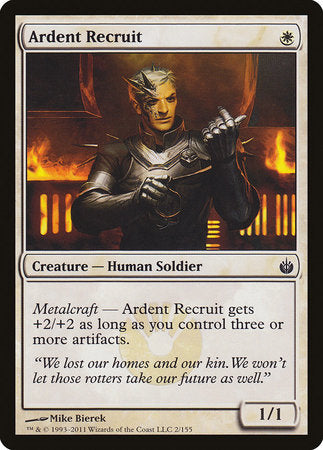 Ardent Recruit [Mirrodin Besieged] | Rook's Games and More