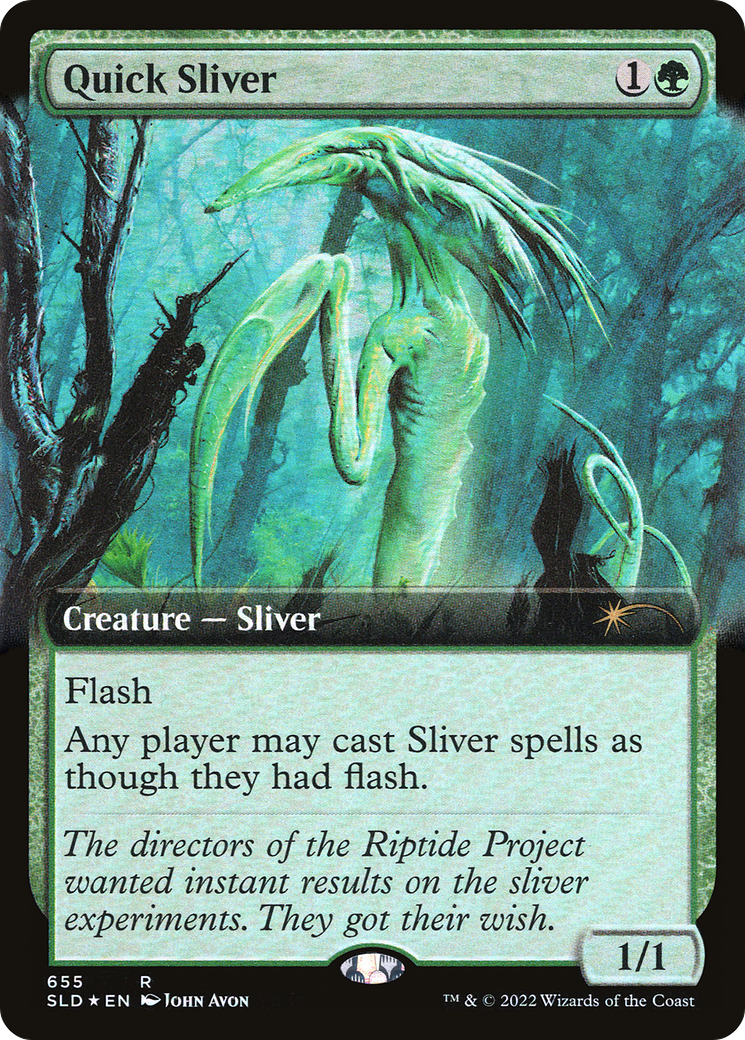 Quick Sliver (Extended Art) [Secret Lair Drop Promos] | Rook's Games and More