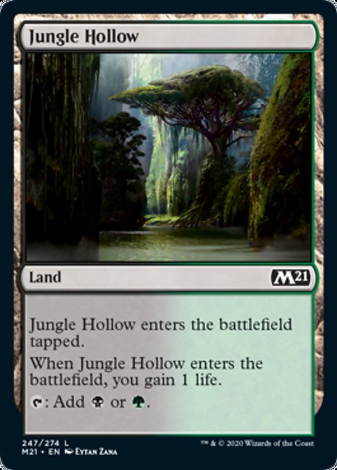 Jungle Hollow [Core Set 2021] | Rook's Games and More