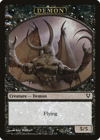 Demon Token [Avacyn Restored Tokens] | Rook's Games and More