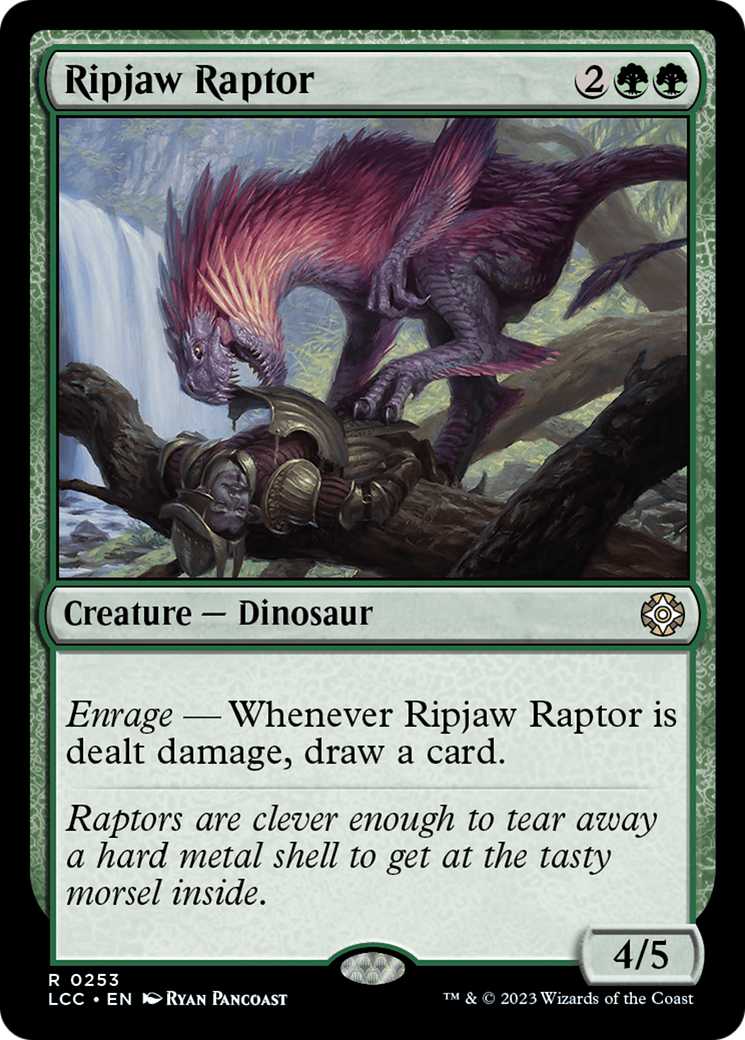 Ripjaw Raptor [The Lost Caverns of Ixalan Commander] | Rook's Games and More