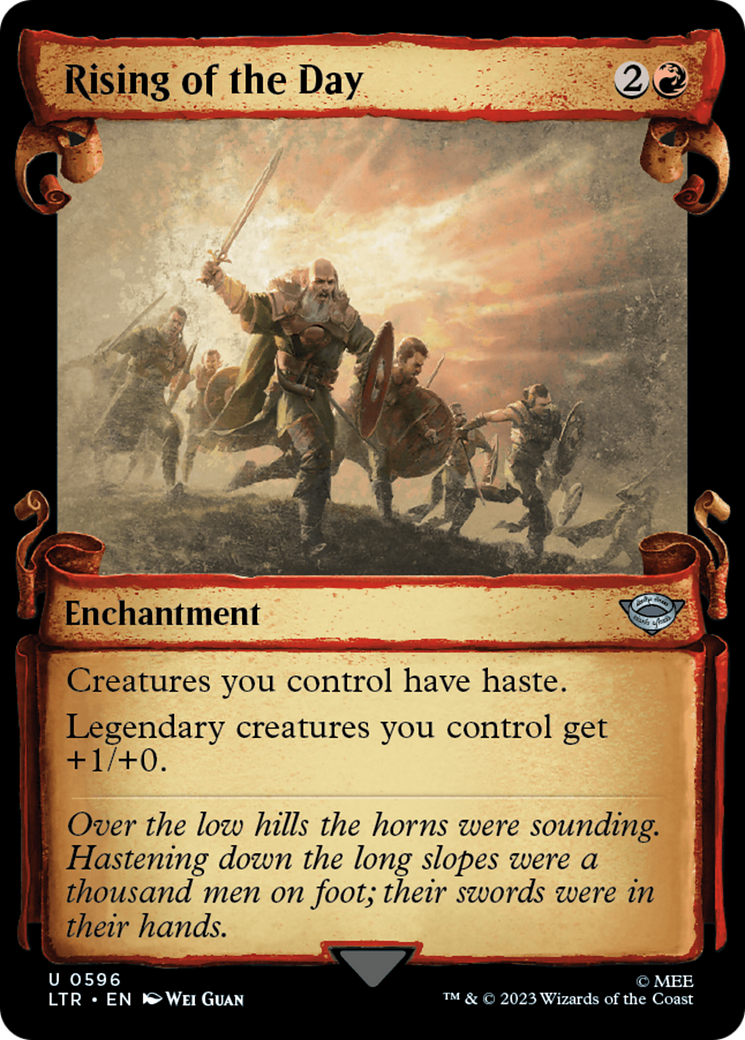 Rising of the Day [The Lord of the Rings: Tales of Middle-Earth Showcase Scrolls] | Rook's Games and More