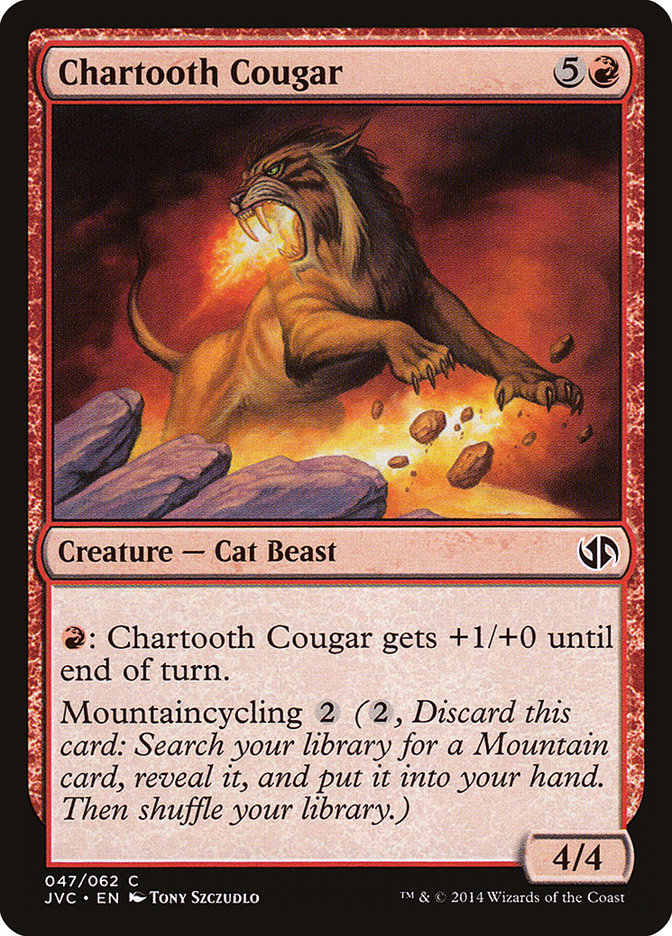 Chartooth Cougar [Duel Decks Anthology] | Rook's Games and More