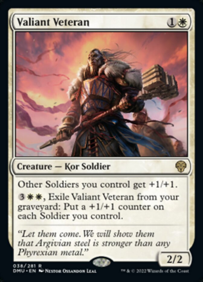 Valiant Veteran [Dominaria United] | Rook's Games and More