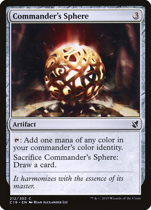 Commander's Sphere [Commander 2019] | Rook's Games and More
