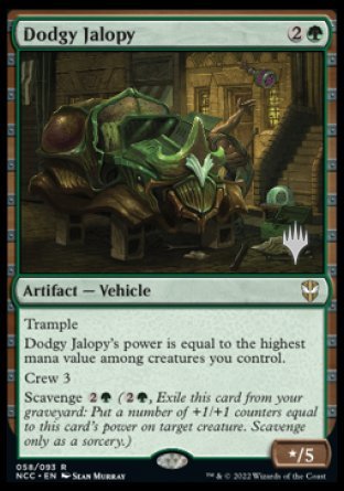 Dodgy Jalopy (Promo Pack) [Streets of New Capenna Commander Promos] | Rook's Games and More