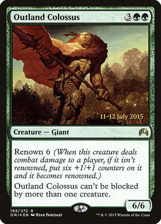 Outland Colossus [Magic Origins Promos] | Rook's Games and More