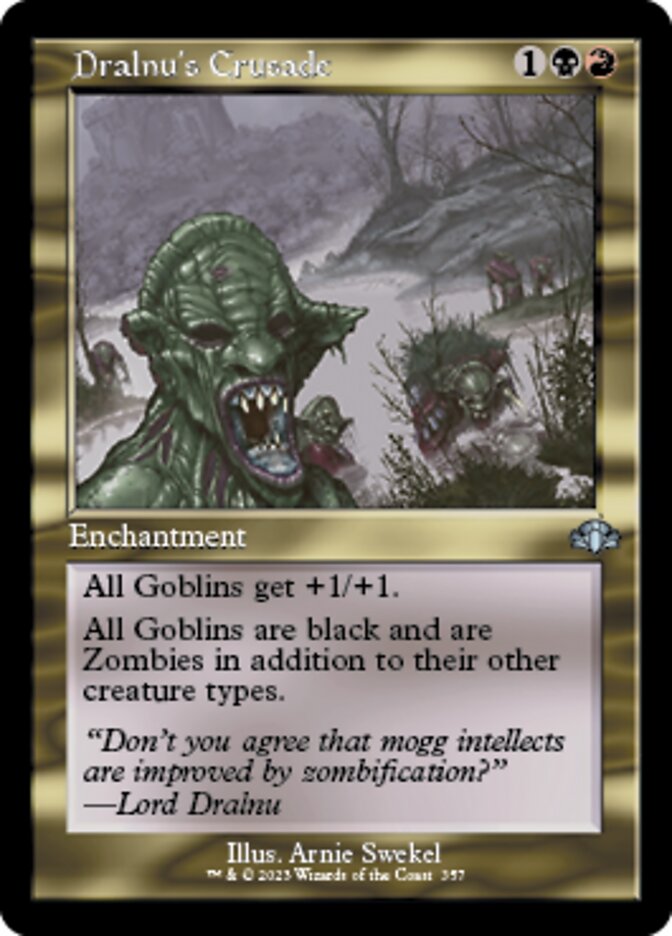 Dralnu's Crusade (Retro) [Dominaria Remastered] | Rook's Games and More