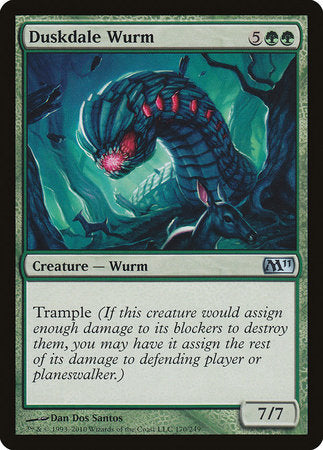 Duskdale Wurm [Magic 2011] | Rook's Games and More