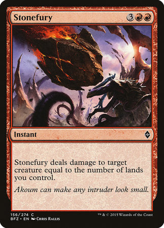 Stonefury [Battle for Zendikar] | Rook's Games and More