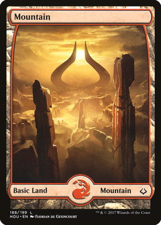 Mountain (188) - Full Art [Hour of Devastation] | Rook's Games and More