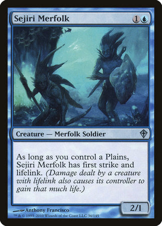 Sejiri Merfolk [Worldwake] | Rook's Games and More