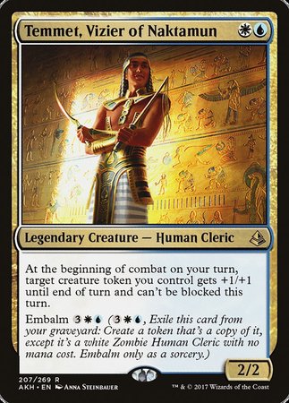 Temmet, Vizier of Naktamun [Amonkhet] | Rook's Games and More