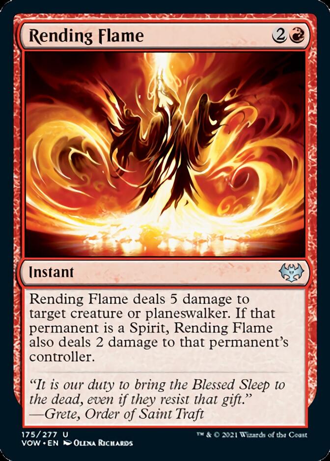 Rending Flame [Innistrad: Crimson Vow] | Rook's Games and More