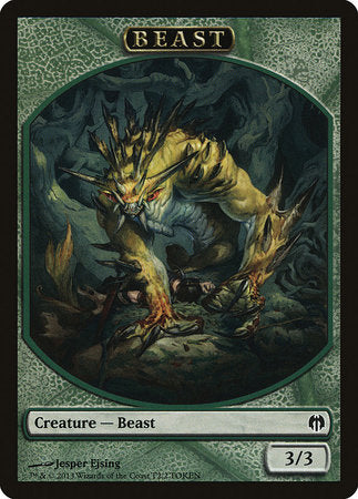 Beast Token [Duel Decks: Heroes vs. Monsters Tokens] | Rook's Games and More