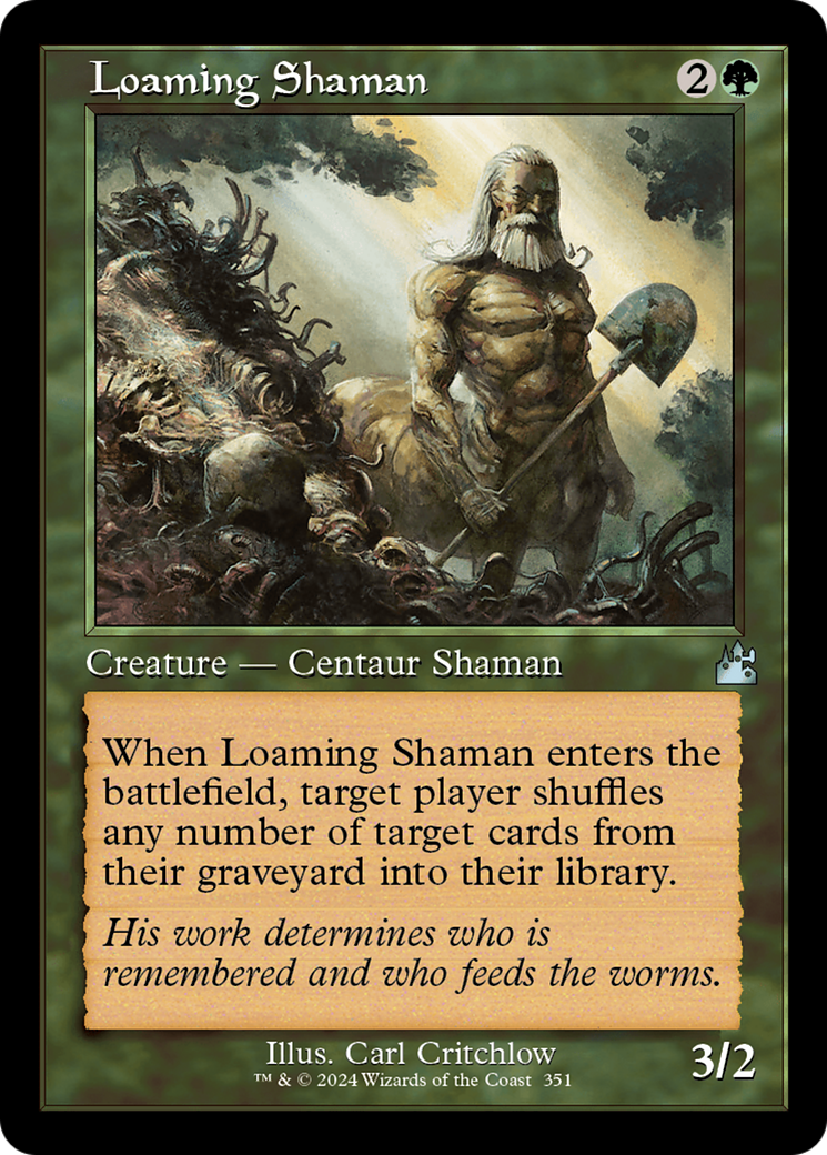 Loaming Shaman (Retro Frame) [Ravnica Remastered] | Rook's Games and More