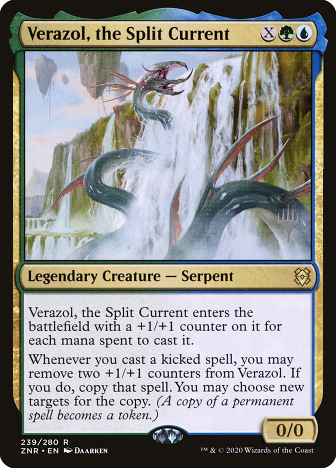 Verazol, the Split Current (Promo Pack) [Zendikar Rising Promos] | Rook's Games and More