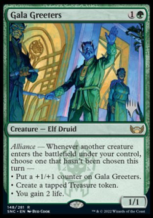 Gala Greeters (Promo Pack) [Streets of New Capenna Promos] | Rook's Games and More