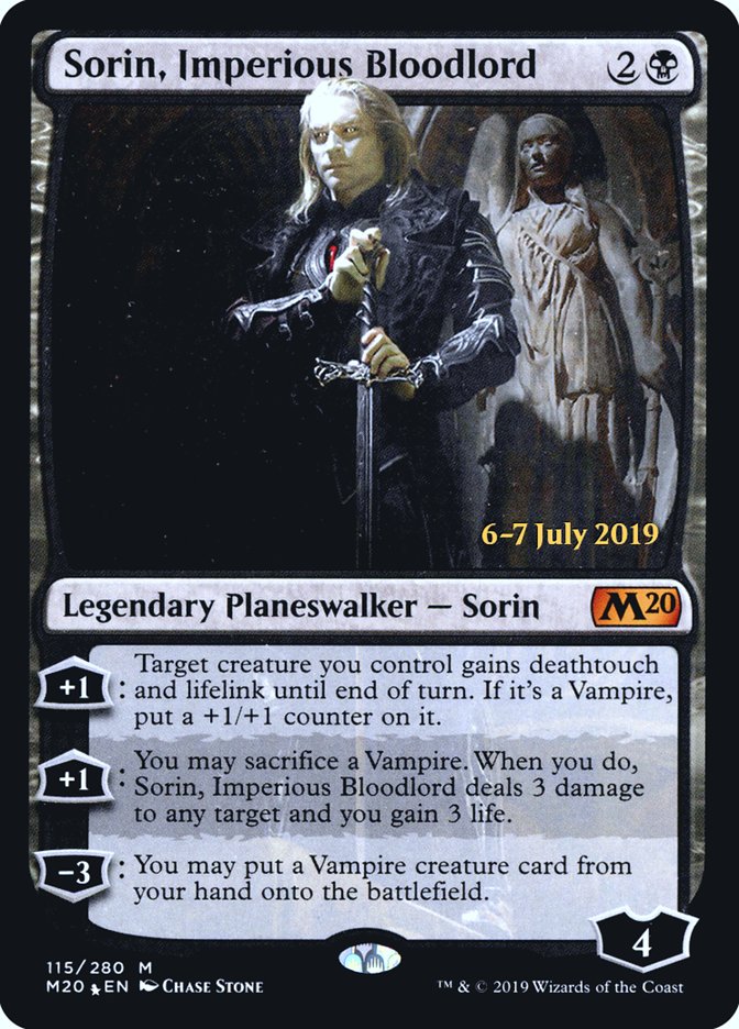 Sorin, Imperious Bloodlord  [Core Set 2020 Prerelease Promos] | Rook's Games and More