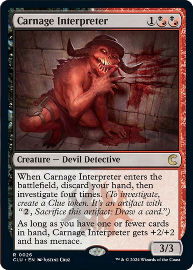 Carnage Interpreter [Ravnica: Clue Edition] | Rook's Games and More