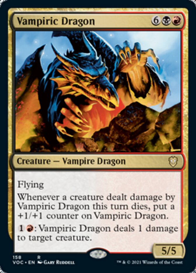 Vampiric Dragon [Innistrad: Crimson Vow Commander] | Rook's Games and More