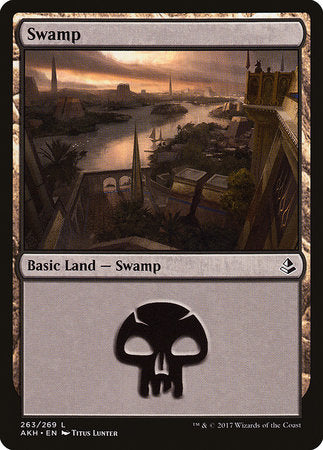 Swamp (263) [Amonkhet] | Rook's Games and More