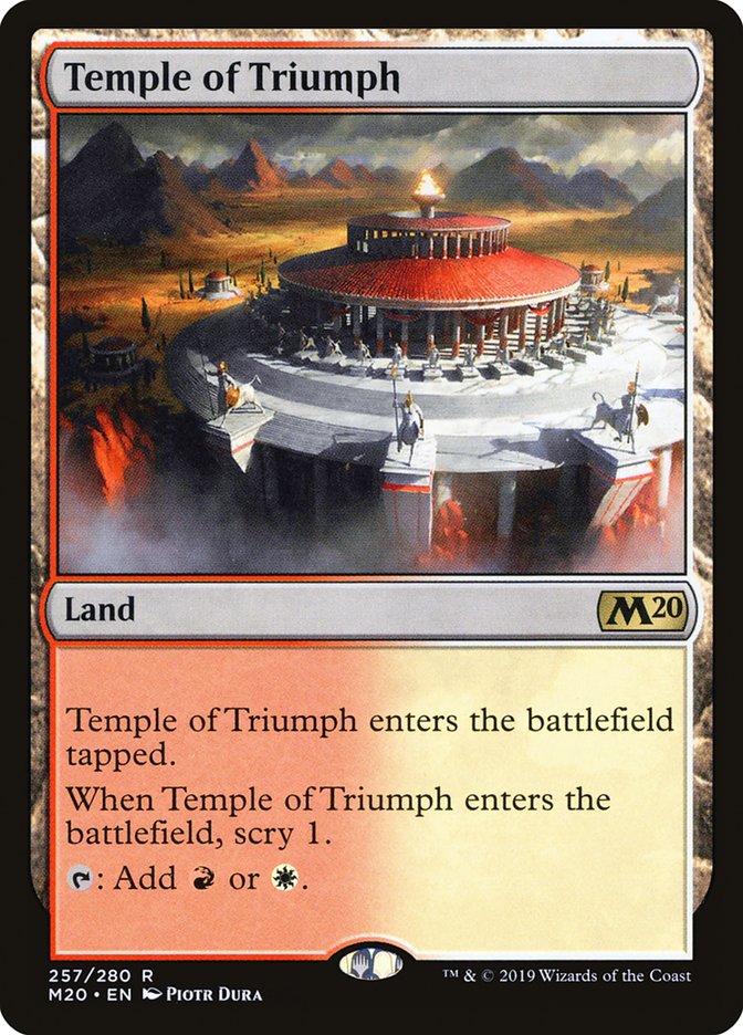 Temple of Triumph [Core Set 2020] | Rook's Games and More