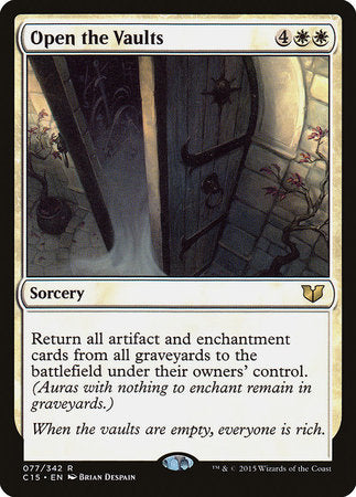 Open the Vaults [Commander 2015] | Rook's Games and More