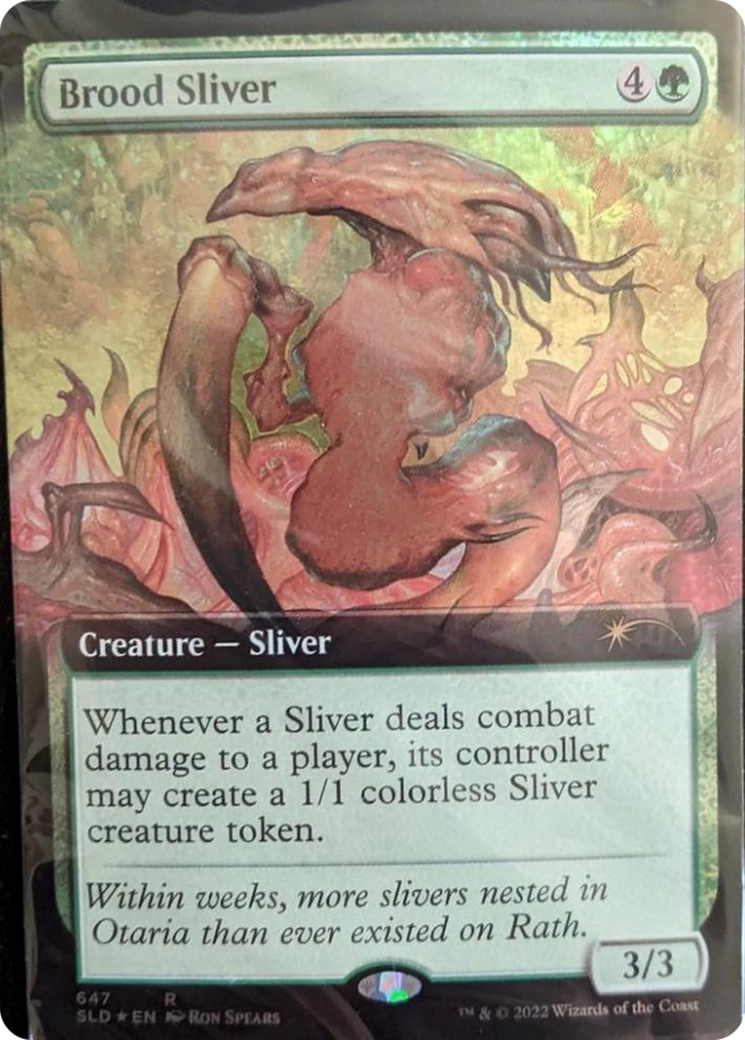Brood Sliver (Extended Art) [Secret Lair Drop Promos] | Rook's Games and More