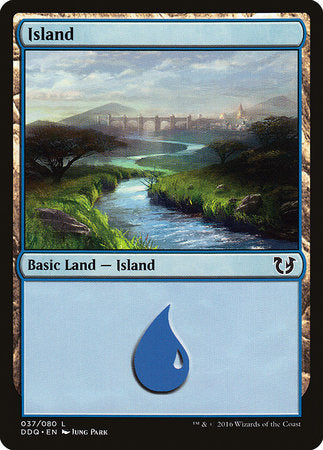 Island (37) [Duel Decks: Blessed vs. Cursed] | Rook's Games and More