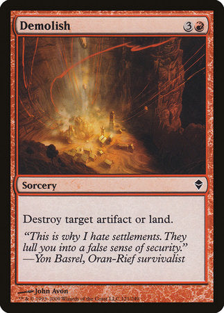 Demolish [Zendikar] | Rook's Games and More