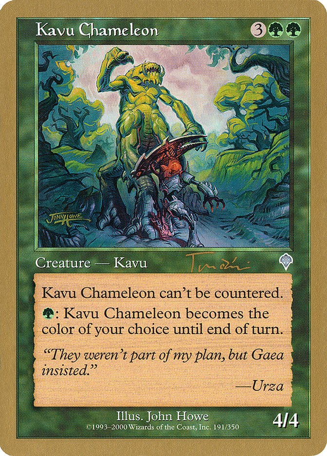 Kavu Chameleon (Jan Tomcani) [World Championship Decks 2001] | Rook's Games and More