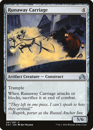 Runaway Carriage [Shadows over Innistrad] | Rook's Games and More