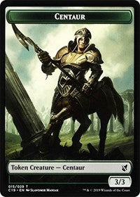 Centaur // Egg Double-sided Token [Commander 2019 Tokens] | Rook's Games and More