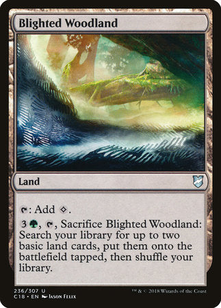 Blighted Woodland [Commander 2018] | Rook's Games and More