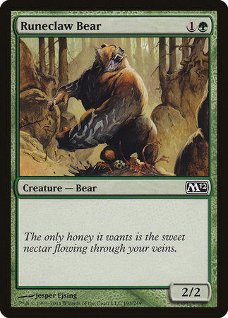Runeclaw Bear [Magic 2012] | Rook's Games and More