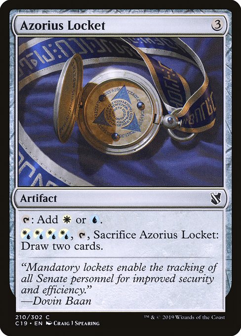 Azorius Locket [Commander 2019] | Rook's Games and More