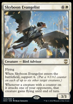 Skyboon Evangelist (Promo Pack) [Streets of New Capenna Commander Promos] | Rook's Games and More