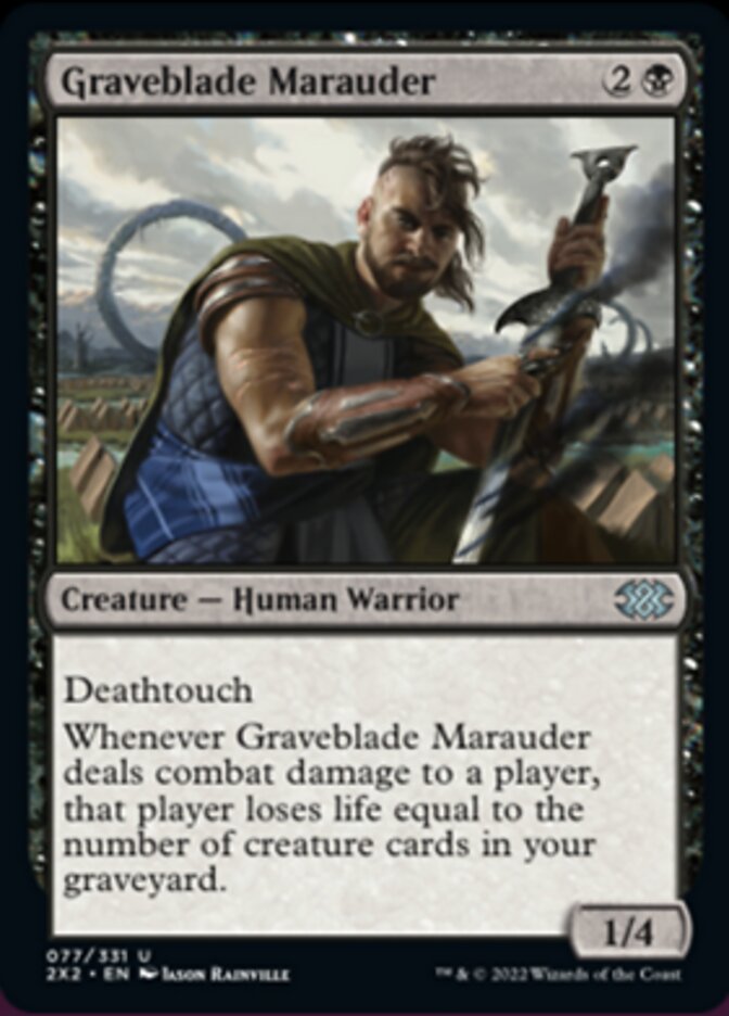 Graveblade Marauder [Double Masters 2022] | Rook's Games and More