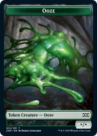 Ooze // Wurm (030) Double-sided Token [Double Masters Tokens] | Rook's Games and More