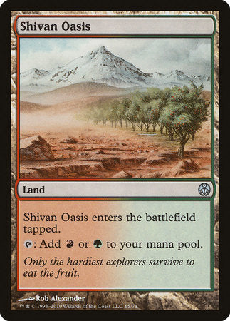 Shivan Oasis [Duel Decks: Phyrexia vs. the Coalition] | Rook's Games and More